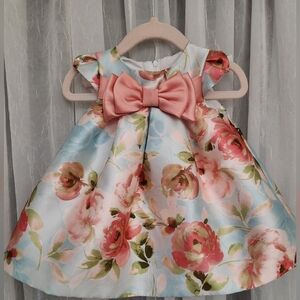 Bonnie Baby Multicolor StunningFloral Dress, Size 3/6mons, NWOT